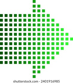 arrows with dot square design element vector