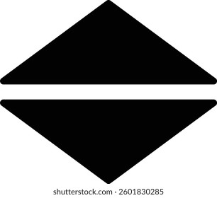 Arrows up and down icon on light background.  Flat design. Vector illustration