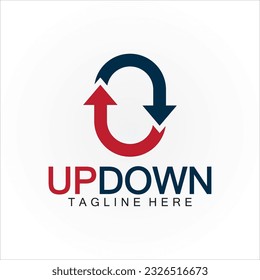 Pfeile die Design-Vorlage für das Logo nach unten.