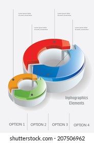 Arrows  Eps10 Design template. can be used for infographics