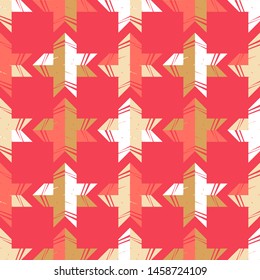 Arrows. Ethnic boho seamless pattern. Lace. Embroidery on fabric. Patchwork texture. Weaving. Traditional ornament. Tribal pattern. Folk motif. Can be used for wallpaper, textile, wrapping, web.