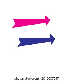 arrows flat logo or company logo or clipart