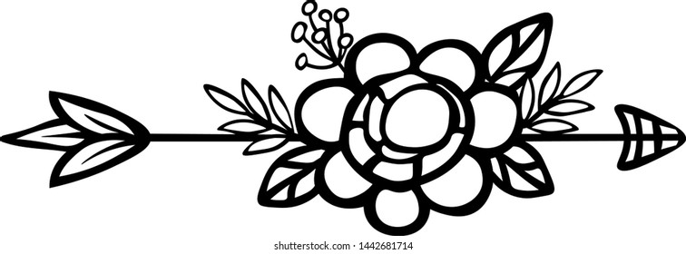 Arrows and Flowers Arrow flower 