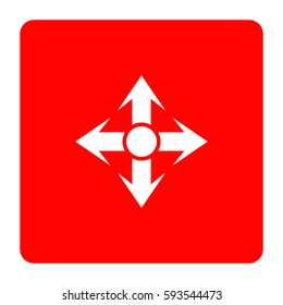Arrows in four directions.