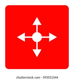 Arrows in four directions.