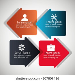 Arrows graphics design, vector illustration eps 10.