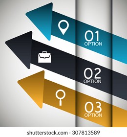 Arrows graphics design, vector illustration eps 10.