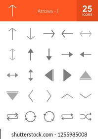 Arrows Grey Icons