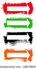 Arrows Grunge Vector Set