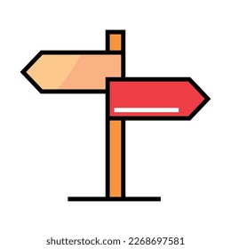 arrows guide travel icon isolated