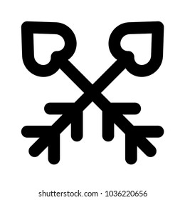 arrows heart love 