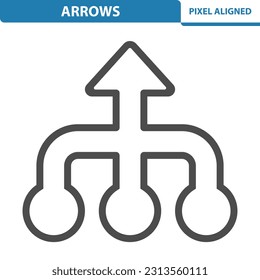 Arrows Icon. Arrow, Share, Sharing. Professional, pixel perfect vector icon.