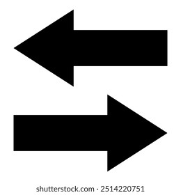 Ícone de setas. Sinal de setas diferentes da coleção. Setas vetoriais pretas - vetor. Coleção de vetores de setas com estilo elegante e cor preta. Seta para a direita e esquerda.