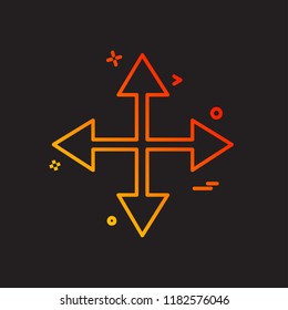 Arrows icon deisgn vector
