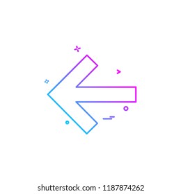 Arrows icon design vector