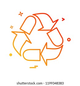 Arrows icon design vector