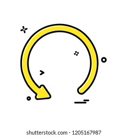 Arrows icon design vector