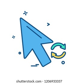 Arrows icon design vector