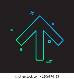 Arrows icon design vector