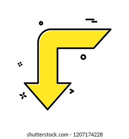 Arrows icon design vector