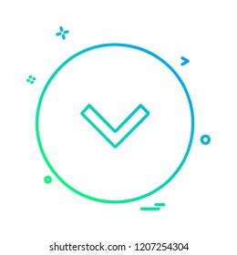 Arrows icon design vector