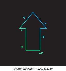 Arrows icon design vector