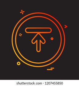 Arrows icon design vector