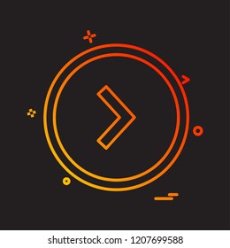 Arrows icon design vector