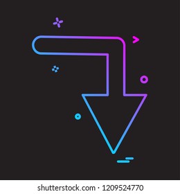 Arrows icon design vector