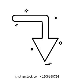 Arrows icon design vector