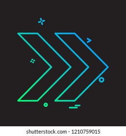 Arrows icon design vector