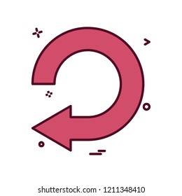 Arrows icon design vector