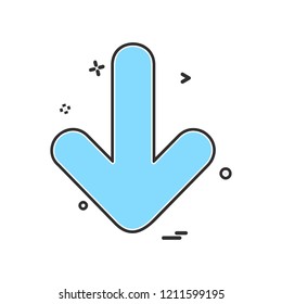 Arrows icon design vector