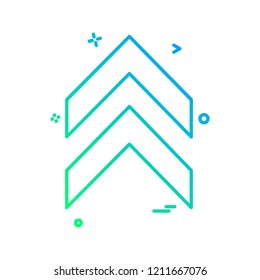 Arrows icon design vector