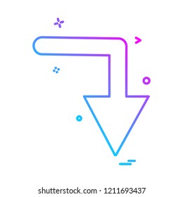Arrows icon design vector