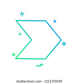 Arrows icon design vector