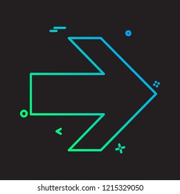 Arrows icon design vector