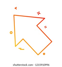 Arrows icon design vector
