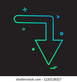 Arrows icon design vector