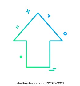 Arrows icon design vector