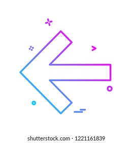 Arrows icon design vector
