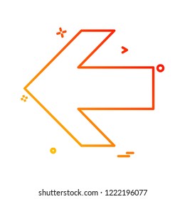 Arrows icon design vector