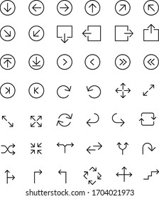 Arrows icon. Digital icon. Website icon. App icon.