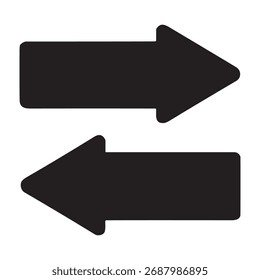 Arrows icon or logo isolated sign symbol vector illustration - high quality black style vector icons