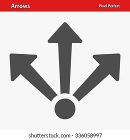 Arrows Icon. Professional, pixel perfect icon optimized for both large and small resolutions. EPS 8 format.