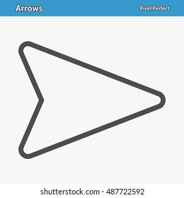 Arrows Icon. Professional, pixel perfect icons optimized for both large and small resolutions. EPS 8 format. 12x size for preview.