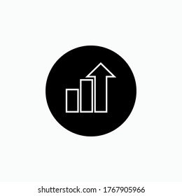 Arrows Up Icon. Rise Up Symbol - Vector.