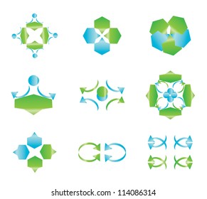 Arrows icon set.