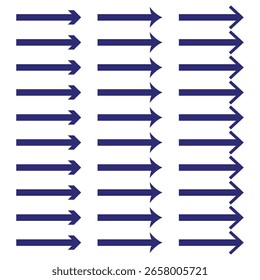 Arrows icon. Set of vector arrow icons. Collection of pointers. Arrow Cursor, arrow mark icons. Arrow paint, Set simple arrows isolated on white background.