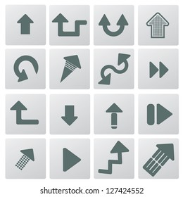 Arrows icon set,vector